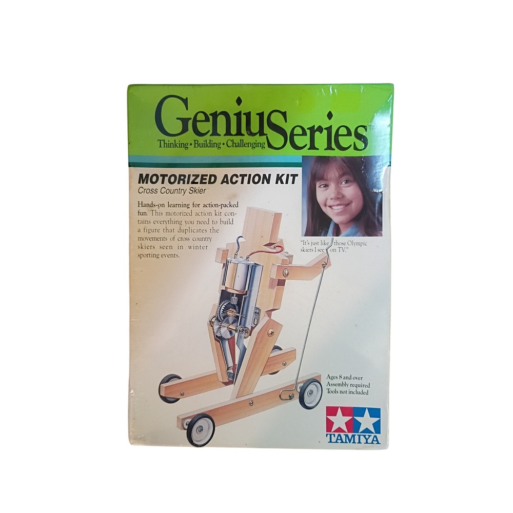 Tamiya Genius Series Motorized Action Kit Cross Country Skier 70081TA Vintage